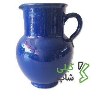 پارچ آب سفالی ساده و لعاب دار (سایز: بزرگ)