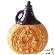 بطری آب سفالی (مدل: گرد)
