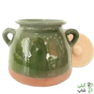 دیزی خوری سفالی لعاب دار (سایز: بزرگ)