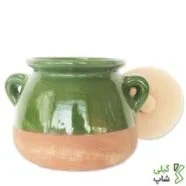 دیزی خوری سفالی لعاب دار (سایز: متوسط)