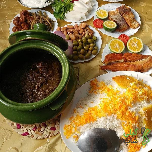 گمج کباب محلی و سنتی استان گیلان