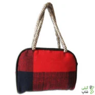 کیف پول دست دوز چهارخانه