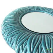 آینه سفالی طرح دایره