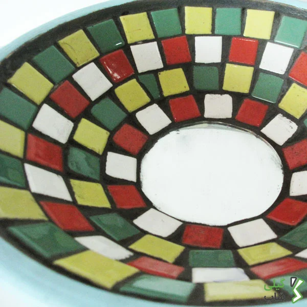 cwqvgeg حوض ماهی سفالی کاشی کاری شده با آینه