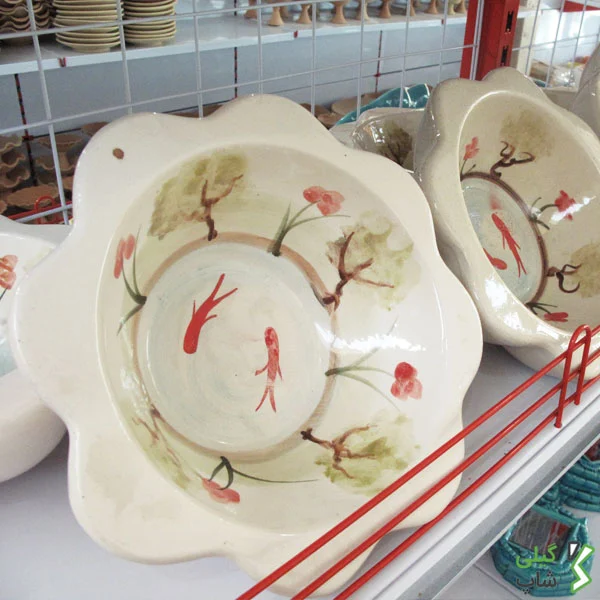 hoz-mahi-sefid (1) خرید حوض ماهی سفالی سفید رنگ