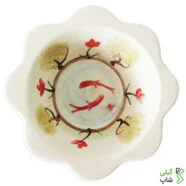 حوض ماهی سفالی دایره ای