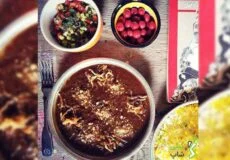 طرز تهیه فسنجان شمالی