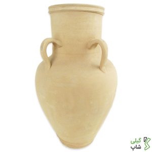 خمره سفالی خام بزرگ