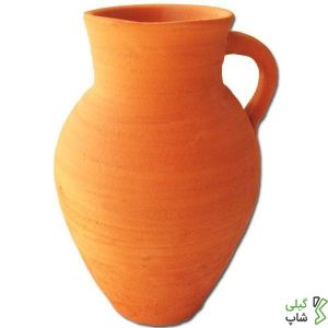 کوزه ماست سفالی دسته دار کوچک