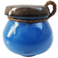 خرید قندان سفالی گرد