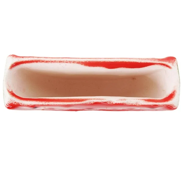 ظروف سفالی شب یلدا (4) پیاله سفالی طرح هندوانه