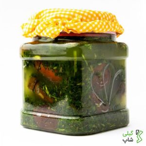 ترشی بادمجان شکم پر خانگی – 1کیلوگرم