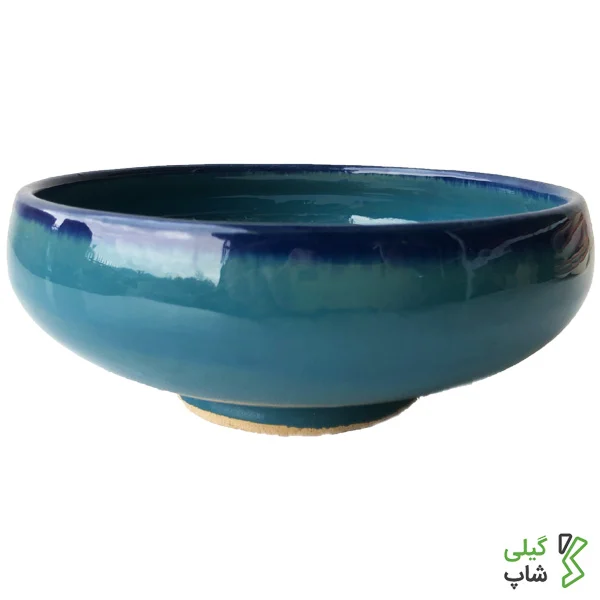 1122131 ظرف دیزی خوری سفالی (آبی فیروه ای)