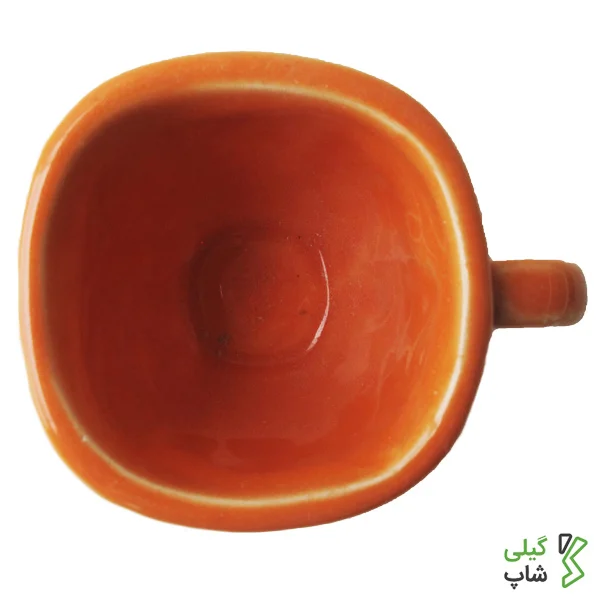 16 (3) لیوان مربعی ساده سفالی (3 رنگ)