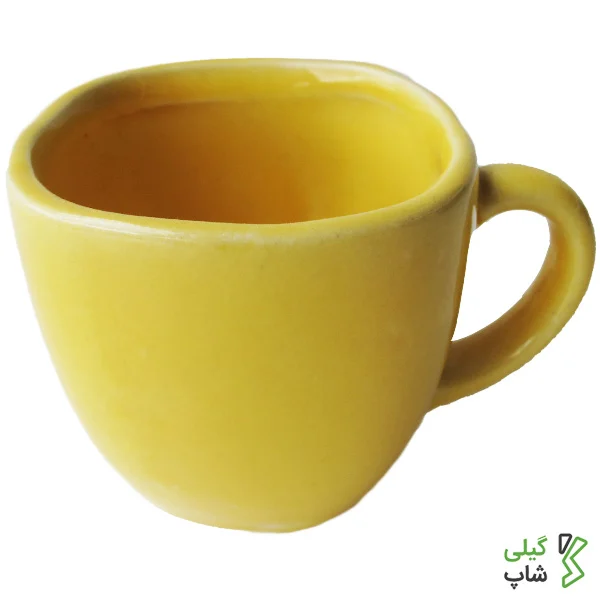 16 (8) لیوان مربعی ساده سفالی (3 رنگ)