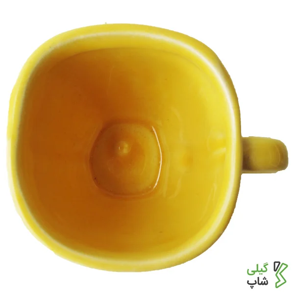 16 (9) لیوان مربعی ساده سفالی (3 رنگ)