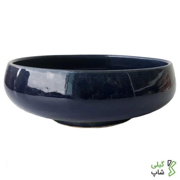 234222341 ظرف دیزی خوری سفالی (سرمه ای)