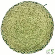 سفره حصیربافی طرح کنار سبز