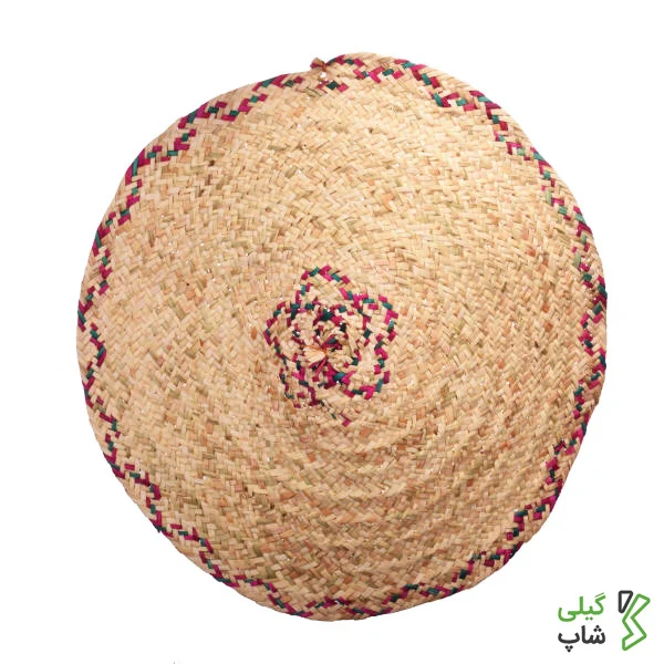 4565443433 سفره حصیری طرح گرد