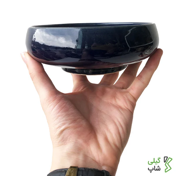 46363463463 ظرف دیزی خوری سفالی (سرمه ای)