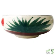 سوپ خوری سفالی طرح تک برگ