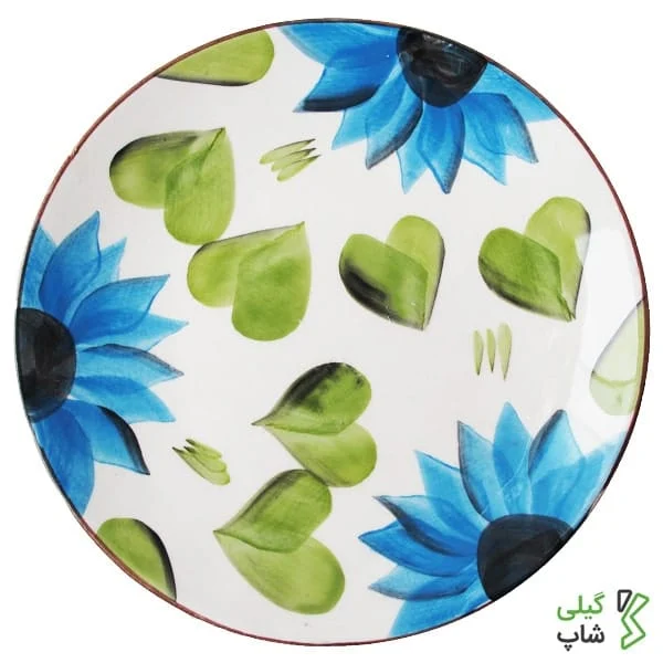 p-3 (2)-min پیش دستی سفالی طرح گل آبرنگی کد p-01