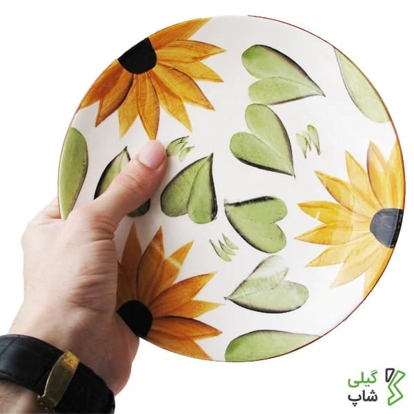 p-4 (1)-min پیش دستی سفالی طرح گل آبرنگی کد p-03