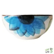 ترشی خوری سفالی طرح گل آبرنگی کد t-01