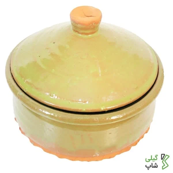 564575464534-min گمج سفالی لعاب دار متوسط | 4 نفره