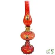چراغ نسوز قرمز 35cm طرح شاه عباسی | بزرگ