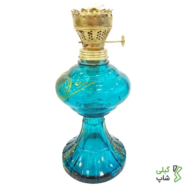 چراف فیروزه ای بزرگ (3)-min چراغ نسوز فیروزه ای 43cm طرح شاه عباسی | بزرگ