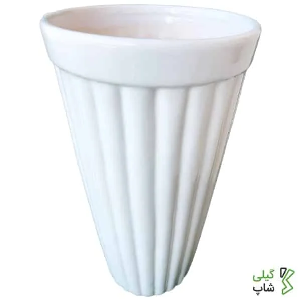 گلدان سفالی طرح بلند استوانه ای کد g-011 (2)