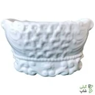 گلدان سفالی طرح بیضی کد: g-005