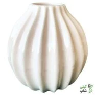 گلدان سفالی طرح عاج دار کوتاه کد g-010