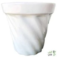 گلدان سفالی طرح موج دار کد g-019