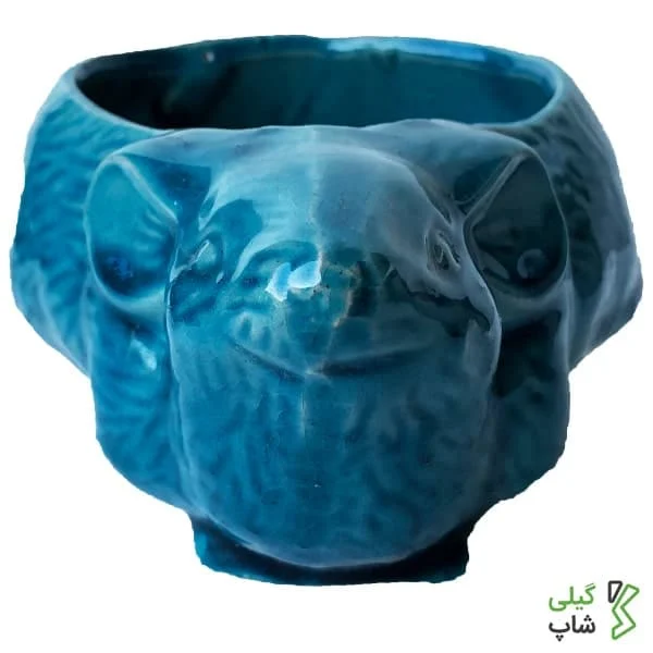 گلدان سفالی طرح موش (4) گلدان سفالی طرح موش