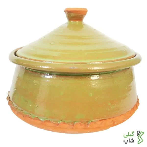 گمج سفالی لعاب دار بزرگ 10 نفره (2) گمج سفالی لعاب دار بزرگ 10 نفره