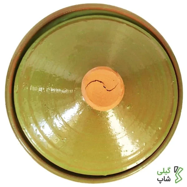 گمج سفالی لعاب دار بزرگ 10 نفره (4) گمج سفالی لعاب دار بزرگ 10 نفره