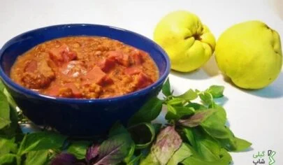 طرز تهیه آبگوشت به گردو اراک